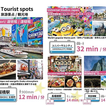 大阪市Fds Auraアパートメント エクステリア 写真